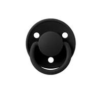 Suzeta din silicon cu tetina rotunda marime universala De Lux Black, 1 bucata, Bibs