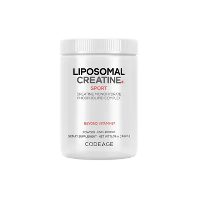 Creatina monohidrata lipozomala Liposomal Creatine Monohydrate, 455g, CodeAge