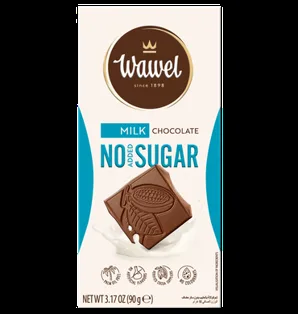 Ciocolata cu lapte fara zahar adaugat, 90g, Wawel
