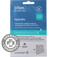 Masca-compresa cu acid hialuronic pentru fata Hydrativ, 2 × 6ml, Tolpa