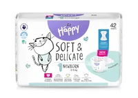 Scutece Happy Soft & Delicate 2-5kg New Born Marimea 1, 42 bucati, Bella Baby