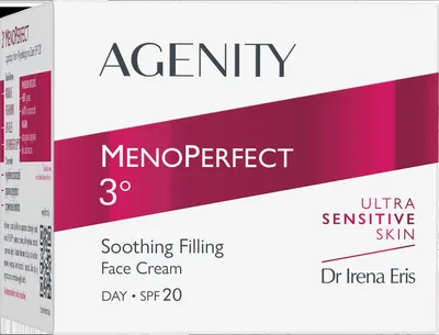 Crema de zi calmanta cu efect de umplere MenoPerfect 3 SPF20, 50ml, Agenity