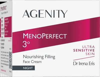 Crema de noapte hranitoare cu efect de umplere MenoPerfect 3, 50ml, Agenity