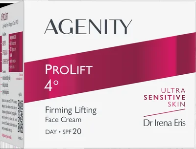 Crema de zi pentru fermitate cu efect de lifting ProLift 4 SPF20, 50ml, Agenity