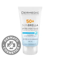 Fluid ultra-light pentru ten cuperozic si hiperreactiv cu SPF50 Sunbrella, 40ml, Dermedic