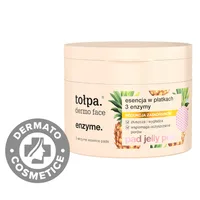 Dischete imbibate in esenta exfolianta cu 3 enzime Dermo Face Enzyme, 50 bucati, Tolpa