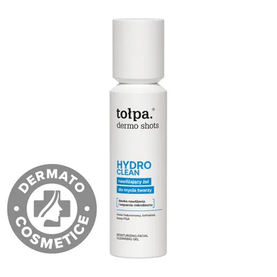 Gel hidratant pentru curatarea fetei Dermo Shots Hydro Clean, 120ml, Tolpa