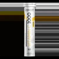 Vitamina C cu aroma de lamaie, 1000 mg, 20 tablete efervescente, OstroVit