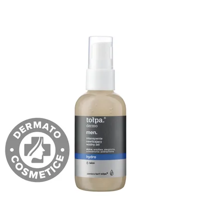 Gel hidratant pentru curatarea fetei Dermo Men Hydro, 75ml, Tolpa