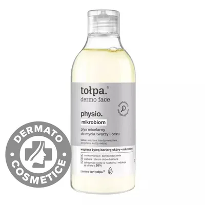 Apa micelara delicata pentru fata si ochi Dermo Face Physio, 400ml, Tolpa