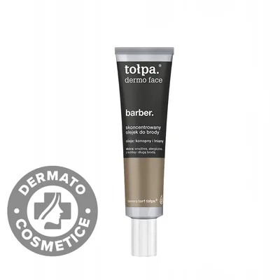 Ulei concentrat pentru barba Dermo Men, 40ml, Tolpa