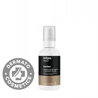 Balsam gel pentru fata si barba Dermo Men Barber, 100ml, Tolpa