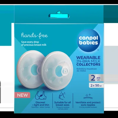 Set scoica colectoare de lapte 1/700, 2 bucati, Canpol babies