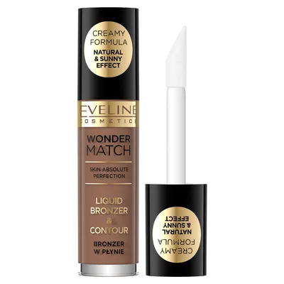 Bronzer lichid pentru ten Wonder Match 01, 5ml, Eveline Cosmetics