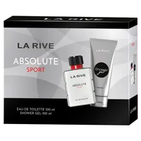 Pachet Absolute Sport Apa de toaleta 100ml + Gel de dus 100ml, La Rive
