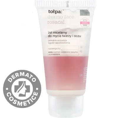 Gel micelar pentru ten sensibil si cuperoza Dermo Face Rosacal, 150ml, Tołpa