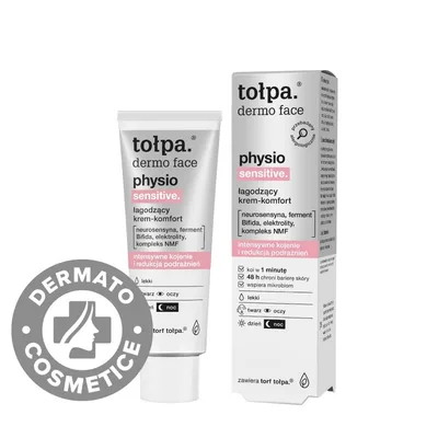Crema calmanta pentru piele sensibila Dermo Face Physio Sensitive, 40ml, Tolpa