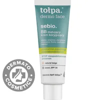 BB cream matifiant SPF30 pentru ten gras si acneic Dermo Face Sebio, 40ml, Tołpa