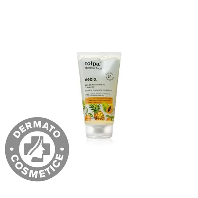 Gel de curatare cu papaina si bromelaina Dermo Face Enzyme, 150ml, Tolpa
