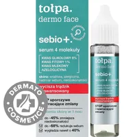 Ser anti-imperfectiuni cu 4 acizi pentru ten gras si acneic Dermo Face Sebio+, 20ml, Tołpa