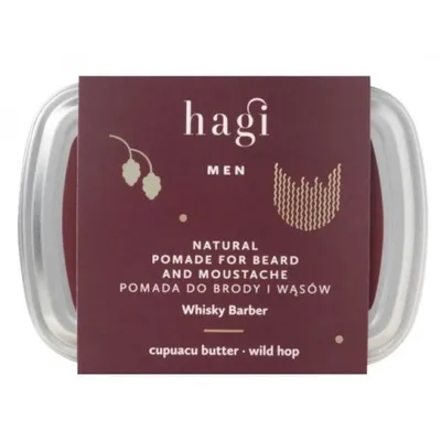 Pomada de modelare pentru barba si mustata Whisky Barber, 70ml, Hagi