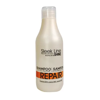 Sampon reparator pentru par deteriorat, 1000ml, Sleek Line