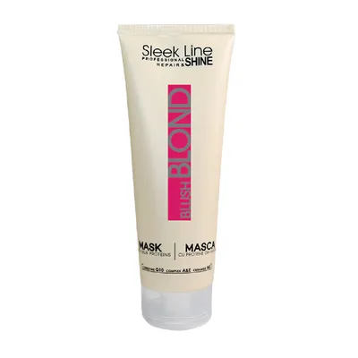 Masca cu pigment neutralizant Blond Blush Roz, 1000ml, Sleek Line