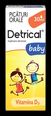 Detrical baby picaturi orale, 30 ml, Zdrovit