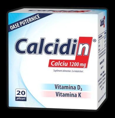 Calcidin 1200 mg, 20 plicuri, Zdrovit