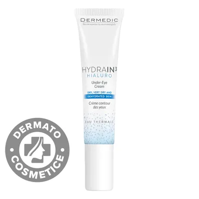 Crema hidratanta pentru conturul ochilor Hydrain 3 Hialuro, 15ml, Dermedic