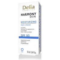 Crema de fata hidratanta cu SPF50 Harmony Skin, 50ml, Delia Cosmetics