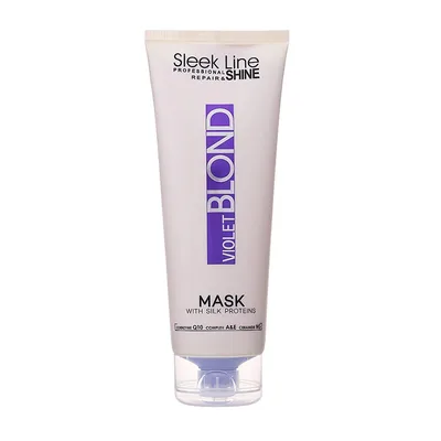 Masca Violet Blond cu pigment neutralizant violet, 1000ml, Sleek Line