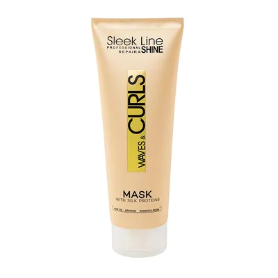 Masca pentru par ondulat Waves & Curls, 1000ml, Sleek Line