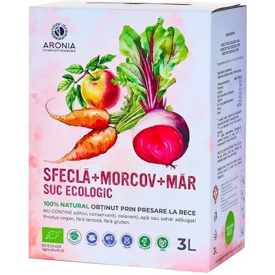 Suc Ecologic Sfecla Morcov si Mar, 3L, Aronia Charlottenburg