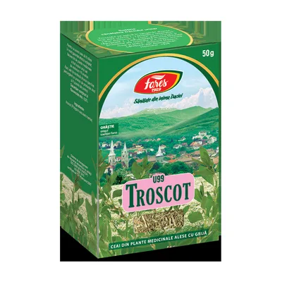 Ceai Troscot iarba U99, 50g, Fares