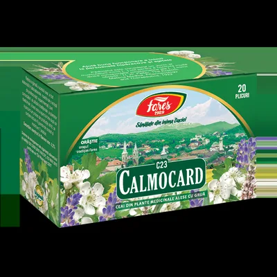 Ceai Calmocard C23, 20 plicuri, Fares