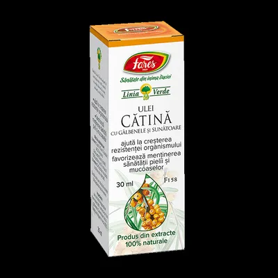 Ulei de catina cu galbenele si sunatoare F158, 30ml, Fares