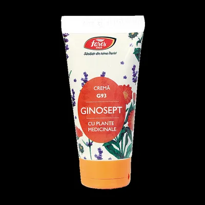 Ginosept crema cu plante medicinale, 50ml, Fares