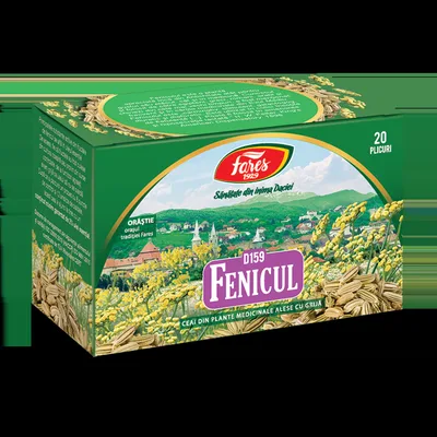 Ceai de fenicul, 20 plicuri, Fares
