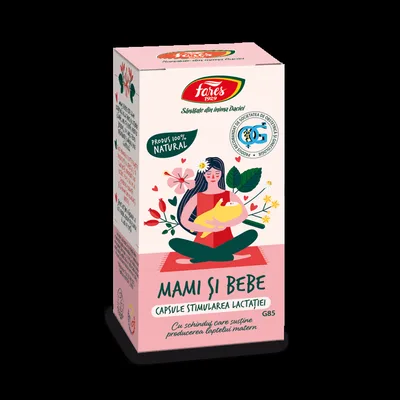 Stimularea lactatiei Mami si Bebe G85, 60 capsule, Fares