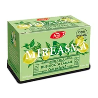 Ceai cu busuioc si lamaie Mireasma, 20 plicuri, Fares