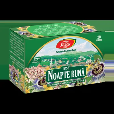 Ceai Noapte buna, 20 plicuri, Fares