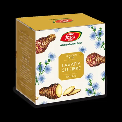 Laxativ cu fibre, 15 plicuri, Fares