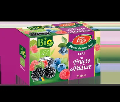 Ceai eco fructe de padure, 20 plicuri, Fares