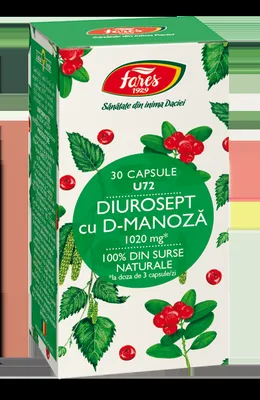 Diurosept cu D-manoza, 30 capsule, Fares