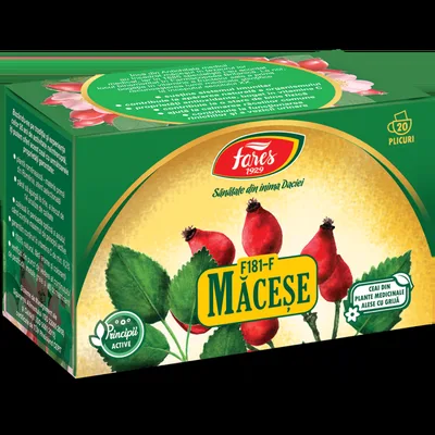 Ceai de Macese, 20 plicuri, Fares