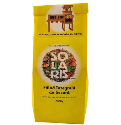 Faina integrala de Secara, 500g, Solaris