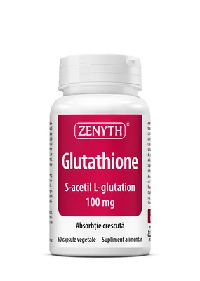 Glutathione 100mg, 60 capsule vegetale, Zenyth