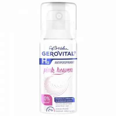 Deodorant-antiperspirant H3 Pink Heaven, 150ml, Gerovital