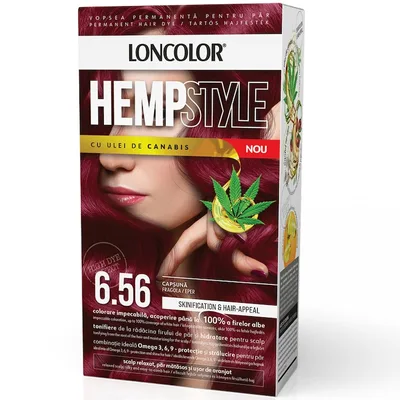 Vopsea de par permanenta Hempstyle Nr. 1.9, 110ml, Loncolor